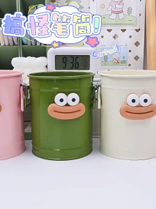 Cartoon Cute Pen Holder DIY Pen Case Table Top Storage Save Space For Desk Office Pen Organizer