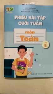 Sách Phiếu Bài Tập Cuối Tuần Tiếng Việt Lớp 5