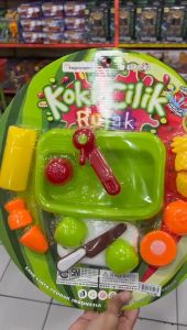 Mainan Anak Buah Potong + wastafel cuci piring