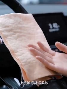 ORIGINAL QUALITY Shammy Towels Super Chamois High Quality Super Absorbent Chamois Cloth Super Absorbent Car Shammy Towel - Scratch-Free Shammy Cloth for Car For Home Kitchen Bathroom Car Pet Stains