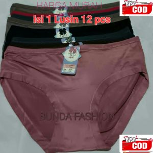 Teli 6pcs Celana Dalam Wanita Jumbo Size M L XL XXL XXXL XXXXL Bisa Dipakai Ibu Hamil