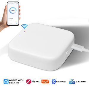 Tuya Smart Bluetooth/Zigbee Hub Smart Life Devices Multi-mode Gateway Domotica And Home Automation With Alexa Google Home