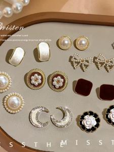BAQILING | Elegant No-Piercing Simple Cold Style Clip-On Earrings