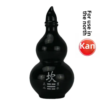 ZHENTAIYUAN | Feng Shui Five Elements Ceramic Gourd Placement Decor for Missing Corner (Northwest)