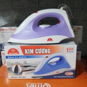 Bàn Ủi Khô Kim Cương KC-T607 Công Suất 1200W Bàn Là Tiện Dụng và Bền Bỉ