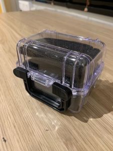 Roll_n_Rotate Flip Cover Square Shape Plastic Watch Box Transparent Bright Display Box Watch Packaging Box Creative Watch Box