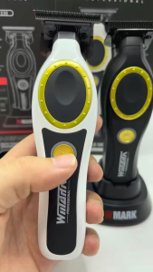 WMARK NG-7230 Wireless Charging Seat Hair Clippers Oil Head  Electric Hair Clippers and Beard Detail Trimmer Set