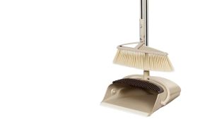 Home Kitchen Office Floor Foldable Broom Dustpan Set 2 in 1 Sweeping Tools Self-Cleaning Dustpan [LOCAL SELLER]
