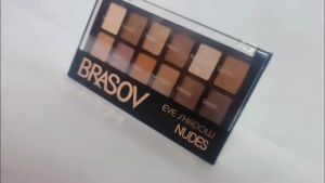 BRASOV Eyeshadow Nudes | 12 Warna Eyeshadow | Palet Eye Shadow BPOM