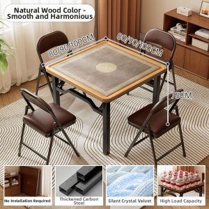 ZHUSHANXIA | Folding Easy-to-Use Card Game Table