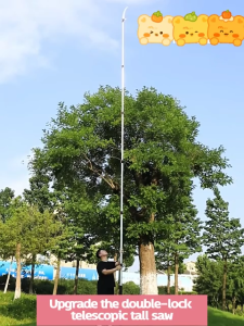 High Branch Saw 7/9M Pole Saw For Tree Trimming Telescopic DoubleLock Pruning Saw Tree Pruning Tool