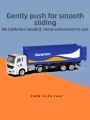 Simulated Alloy Semi-trailer Truck Model. 