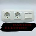 PANASONIC SAKLAR 3 GANG + IB STOP KONTAK DOUBLE CP + SAKLAR ENGKEL / TERMINAL LISTRIK 2 LUBANG + SAKLAR LAMPU. 