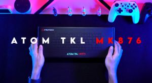 FANTECH ATOM TKL MK876 Mechanical Keyboard Wired Gaming Keyboard RGB Anti-Ghosting