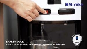 Dispenser Miyako WDP 300 Hot & Cool Galon Bawah / Miyako Dispenser Panas & Dingin WDP300
