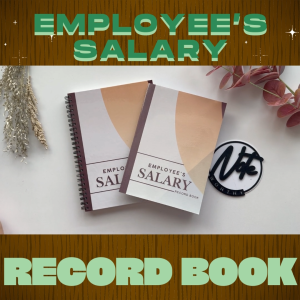 Employee Salary Record Book – Payroll Management Ledger for Payments & Deductions