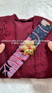 SETELAN KEBAYA anak furing rok pendek