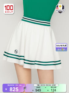 RyderCup Womens Golf Clothing Summer Fashion Sporty Cool Short Skirt Pleated Skirt Sweet Cool Golf Apparel for Ladies