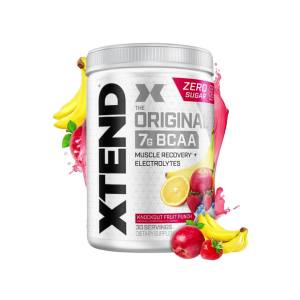 Xtend Original EAA Essential Amino Acids Powder – 40 Servings + FREE Rule 1 Sachet + 1 Banig of Sodium Ascorbate Vitamins