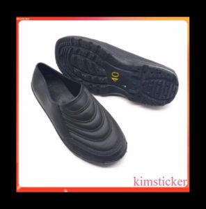 Kampung Hiking Shoes  /Kasut Getah Quality Rubber Black shoes