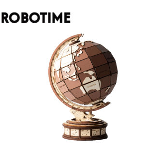 Robotime 3D wooden Puzzle Globe Wonders 277 Pcs DIY Wooden Model Building Assemble Model Gifts for Adults-TGM01