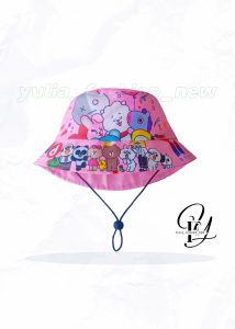 topi bucket anak tali /sublim printing gak akan luntur banyak motif gambar