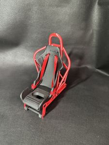 Recaro Racing Car Seat Mobile Phone Bracket Vehicle-Based Cell Phone Holder Car Decoration Scene Miniature Model Hand-Made Layout