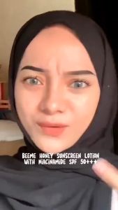 Beeme Honey Sunscreen Lotion With Niacinamide Spf 50+++ | Suncreen Ibu Dan Anak Mudah Meresap