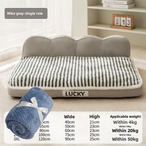 hipidog | Warm Washable Dog Bed for Medium to Large Dogs