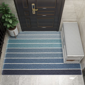 Anti-Slip Dust-Proof Villa Entrance Mat Luxury Home Door Mat Silk Circle Foot Pad Living Room Decor Daily Use Household Item
