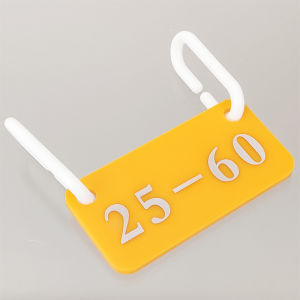 Student Dormitory Name Tag Clothes Hanger Multi-Functional Plastic Coat Hook with Digital Number for Laundry Storage Organization