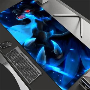 Bandai | Large Mouse Pad Pc Speed for E-sports Players 800x300 Laptop Computer Keyboard Desk Mat Xxl P-Pokemons Charizard Mousepad