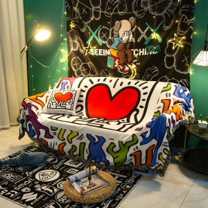 Cartoon Hand Drawn Customizable Sofa Cover