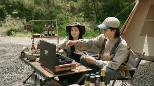 Naturehike BBQ Stove Home Folding Portable Charcoal Rotisserie Stove No Installation For Outdoor Camping