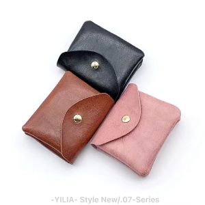 New Travel Leather Women Mens wallet credit card holder wallet coin purse wallets with zipper #H9118