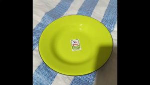 (Murah Meriah) 1 Lusin Piring Makan dari Bahan Plastik Produksi BYGY