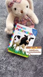 My First Touch and Feel HEWAN PETERNAKAN Board Book (Bahasa Indonesia - Inggris)