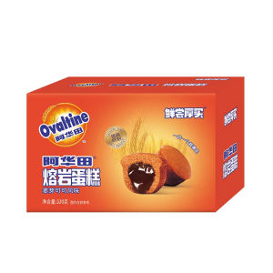 Ovaltine Ovaltine Lava Cake 320 G/box Chocolate Afternoon Tea Black Chocolate Flavor Pastry Dessert Snack