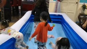 (ori.cod)Kolam Renang Anak jumbo 3 Rings dan Bayi Tiup Karet Besar Family Inflatable Swimming Pool