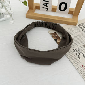 Womens Running Yoga Fitness Absorbent Sweatband Breathable Anti-slip Summer Sports Headband Versatile Hair Tie