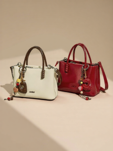 Josiny | Fashionable Versatile Red Womens Commuter Tote Bag