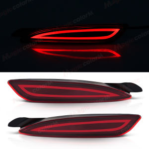 1 Set Car LED Rear Bumper Light For Mazda CX5 CX-5 2022 2023 Dynamic Turn Signal Lamp Brake Reflector Warning Lamp Driving Light