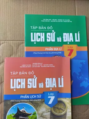 Bộ 2 Cuốn Tập Bản Đô Lớp 7