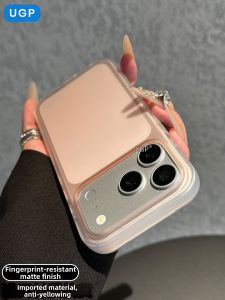 UGP | Transparent Frosted High-end Phone Case for iPhone 18 Pro Max Pink