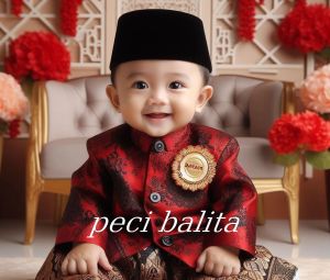 Peci anak laki laki songkok balita bayi kopiah anak umur 2 bulan - 7 tahun laki laki