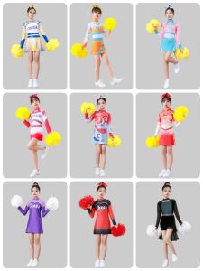 Childrens Gymnastics Performance Outfits School Sports Festival Cheerleading Show Male Female Group Aerobics Competition Clothes