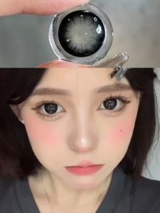**【COD】Big Eyes 15mm Softlens BEAUTYEYE Hitam 1 pasang Lensa Kontak berwarna softlen Lensa Kontak berdiameter besar Minus 0.00**