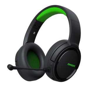 BINNUNE 2.4GHz Wireless Gaming Headset for PS5 PS4 PCNS Bluetooth 5.2 USB Gamer Headphones with Noise Canceling Microphone for