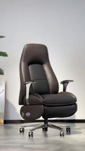 Ghế giám đốc da bò thiết kế công thái học chỉnh điện cao cấp ngả lưng 160 độ