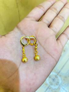 COD - Anting Katip Boba Lapis Emas 24 k